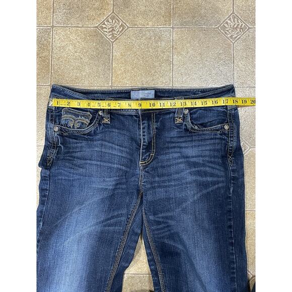 Houston 20X Low Rise Slim Fit Boot Cut Jeans Women’s 35x33 Embellished Western - Picture 3 of 11